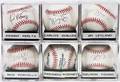 DETROIT TIGER AUTOGRAPHED BASEBALLS 6 PCS