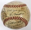 1948 DETROIT TIGERS TEAM SIGNED BASEBALL