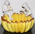 ITALIAN BANANA FORM POTTERY BOWL