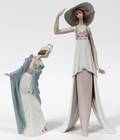 LLADRO PORCELAIN FIGURES OF LADIES TWO