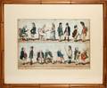 AFTER WOODWARD COLORED ETCHING 19TH C
