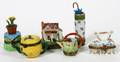 LIMOGES PORCELAIN MINIATURE BOXES SIX