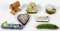 LIMOGES PORCELAIN MINIATURE BOXES SEVEN