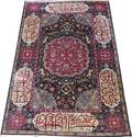 TABRIZ PERSIAN WOOL  SILK VERY FINE RUG C 1950
