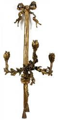 FRENCH BRONZE 3ARM SCONCE