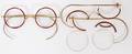 ANTIQUE 10KT AND CELLULOID FRAMED EYEGLASSES 2 PCS