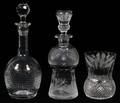 BACCARAT AND SCOTTISH LIQUOR DECANTERS  TUMBLER