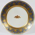 NICHOLAS II RUSSIAN PORCELAIN PLATE RESTORED