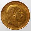 BRITISH GOLD SOVEREIGN COIN ST GEORGE  DRAGON 1909
