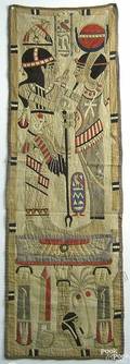 Two Egyptian wall hangings