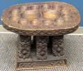 BAMILEKE CARVED WARI TABLE