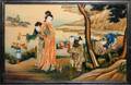 CHINESE REVERSE PAINTING ON GLASS