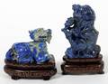 CHINESE LAPIS LAZULI CARVINGS 2 1 34 2 12