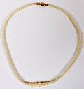 GRADUATED PEARL NECKLACE