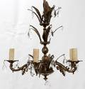 BRONZE FIVELIGHT CHANDELIER