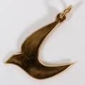 JAMES AVERY 14KT YELLOW GOLD DOVE PENDANT