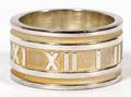 TIFFANY  CO STERLING ATLAS RING