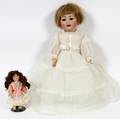 GERMAN BISQUE HEAD BABY DOLLS TWO