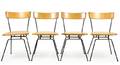 Set of 4 Paul McCobb Style Hairpin Iron Chairs