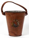 BRITISH LEATHER FIRE BUCKET 19TH C