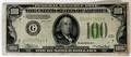 1934 US FEDNOTE 100 PAPERCURRENCY G00097849A