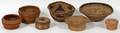 NATIVE AMERICAN HAND WOVEN BASKETS SEVEN