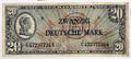 GERMAN 20ZWANZIG DEUTSCHE MARK C47237734A BANKNOTE