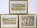 ANCIENT EGYPTIAN STYLE OFFSET LITHOGRAPHS THREE
