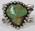 SOUTHWEST SILVER  TURQUOISE CUFF BRACELET