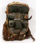 LIBERIAN GUEREWOBE CARVED WOOD TRIBAL MASK