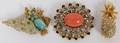 JOMAZ  OTHER COSTUME BROOCHES THREE