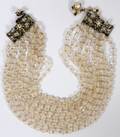MIRIAM HASKELL COSTUME MULTISTRAND NECKLACE