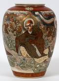 JAPANESE SATSUMA VASE EARLY 20TH C