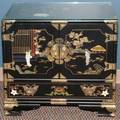 CHINESE BLACK LACQUER CABINET