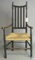 New England banisterback armchair