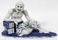 PORCELAIN ORIENTAL FIGURE OF A PRIESTLOHAN