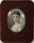 ANTIQUE PORCELAIN PORTRAIT MINIATURE C 1900