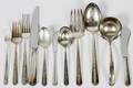 TOWLE RAMBLER ROSE STERLING FLATWARE SET 57 PCS