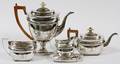 GEORGE III STERLING TEA  COFFEE SET LONDON