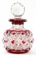 AMERICAN CRANBERRYTOCLEAR GLASS COLOGNE C 1900