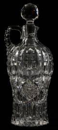 LIBBEY ELLESMERE BRILLIANT CUT GLASS JUG C 1900
