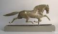 New England full bodied copper horse weathervane late 19th c