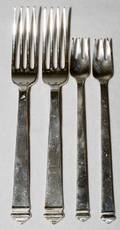 TIFFANY  CO HAMPTON STERLING FORKS 23 PIECES