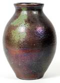 PEWABIC POTTERY VASE IRIDESCENT GLAZE