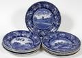 STAFFORDSHIRE HISTORICAL BLUE TRANSFER PLATES