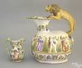 Capo di Monte pitcher 19th c