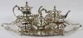 REED  BARTON STERLING TEA  COFFEE SET 5 PC  TRAY