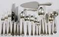 BIRKS GEORGIAN STERLING FLATWARE SET 131 PIECES