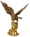 BRONZE SCULPTURE OF EAGLE