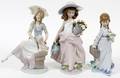 LLADRO PORCELAIN FIGURES THREE